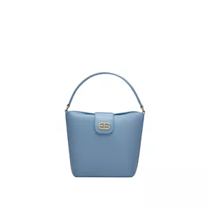 کیف دستی چرم زنانه ای جی مدل باکت آبی
