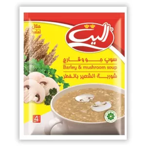 سوپ جو و قارچ نیمه آماده الیت