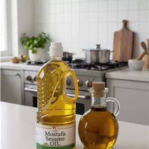 روغن کنجد ارگانیک اعلا (یزدی) یک لیتر