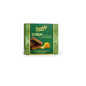 شکلات دبی چاکلتBONJUKS با پسته و کنافه؛ 100 گرم - ترکیه