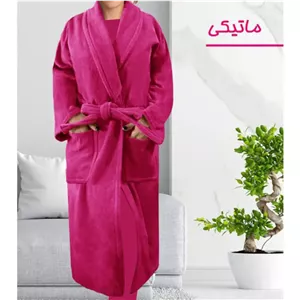 حوله تن پوش با طرح ساده دنیز ماتیکی سایز مدیوم