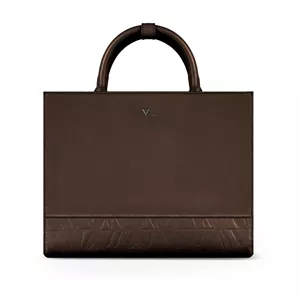 کیف دوشی چرم مشهد مدل S5348 قهوه ای