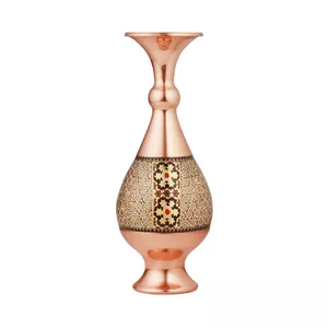 گلدان صراحی 20 خاتم استخوانی 