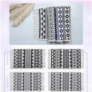 پادری مدل زیلو جاجیم مشکی-مشکی