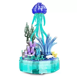 ساختنی مولد کینگ 10101 جعبه موسیقی عروس دریایی Jellyfish موزیکال