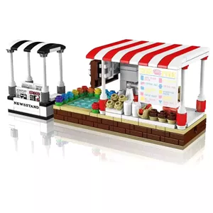 ساختنی مولد کینگ 24034 کافی شاپ مینیاتوری Coffee Shop and Newsstand