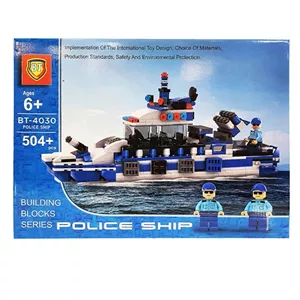 ساختنی 504 تکه مدل کشتی پلیس کد BT-4030