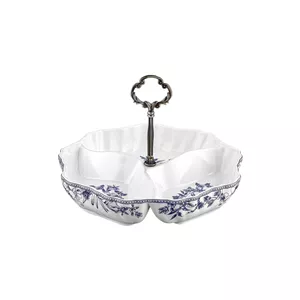 اردو خوری گرد سه خانه گلدکیش طرح لوتوس کد 1-GK701116 