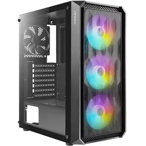 کیس کامپیوتر انتک مدل NX292 RGB Mid Tower مشکی گارانتی 6 ماهه آونگ