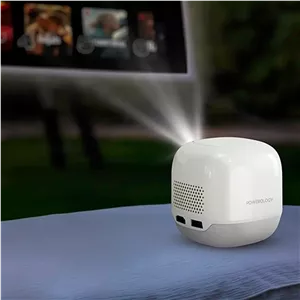 مینی ویدئو پرژکتور قابل حمل پاورولوژی مدل POWEROLOGY MINI BEAM PORTABLE PROJECTOR PWMPM2WH