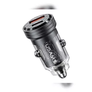 شارژر فندکی 45 وات برند USAMS مدل CC175