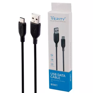 کابل تایپ سی فست شارژ وریتی CB 3147T طول 1 متر