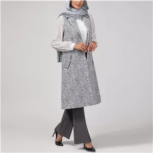 وست بلند زنانه 70104 طوسی بُرنُس M