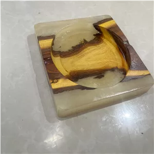 زیر سیگاری چوبی رزینی
