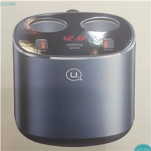 شارژر فندکی 240 واتی /شارژر فندکی چند کاره فست شارژ/ شارژر فندکی با شارژ 3 گوشی هم زمان