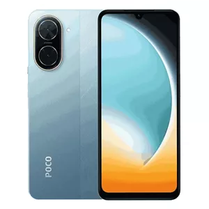 گوشی موبایل شیائومی مدل POCO C71 با حافظه ی 128 گیگابایت ظرفیت رم 4 ابی