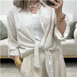 شومیز زارا - zara کرم روشن L