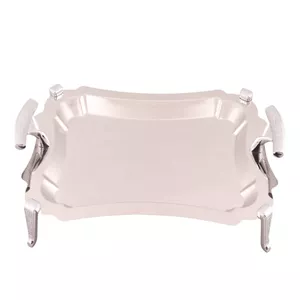 سینی مستطیل متوسط دالبردسته نقره ریور مدل B7237
