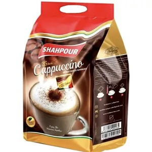 کاپوچینو 25 عددی 20 گرمی همراه پودر کاکائو