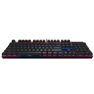 کیبورد مخصوص بازی مکانیکی رپو مدل V500PRO، Full Size با نورپردازی RGB رنگ مشکی با گارانتی 18 ماهه پانا