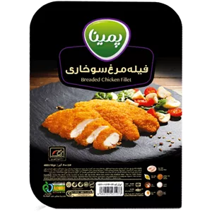 فیله مرغ سوخاری 400گرمی پمینا