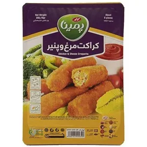 کراکت مرغ و پنیر 390گرمی پمینا