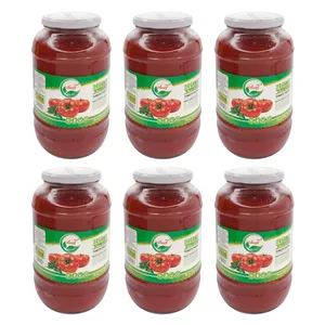 رب گوجه فرنگی طبیعی سنتی سان آیسان - 1500 گرم بسته 6 عددی