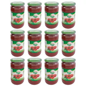 رب گوجه فرنگی طبیعی سنتی سان آیسان - 700 گرم بسته 12 عددی