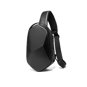 کیف کراس بادی مردانه و زنانه USB دار بنج اصل BANGE BG-7213 ظرفیت 7.9 اینچ مشکی