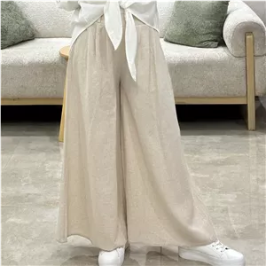 دامن شلواری کرم روشن 2XL