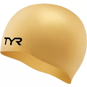کلاه شنا TYR WRINKLE FREE SILICON GOLD