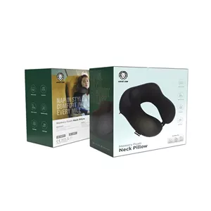 بالش گردن مموری فوم گرین لاین مدل Neck Pillow مشکی
