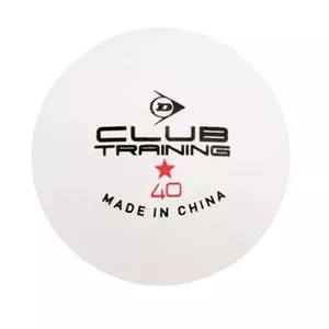 توپ پینگ پنگ Club Training دانلوپ 1 ستاره 144 عددی سفید