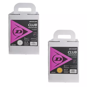 توپ پینگ پنگ Club Training دانلوپ 1 ستاره 144 عددی سفید