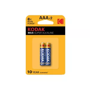 باتری نیم قلمی آلکالاین کداک مدل Kodak Max Super Alkaline پک 2 عددی