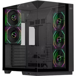 کیس کامپیوتر اووست مدل Awest AQ-5TG-B مشکی | گارانتی 12 ماهه تابا