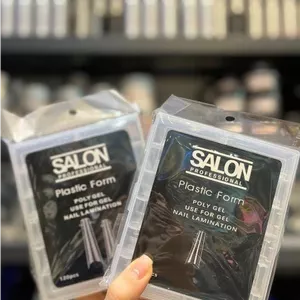 قالب موقت ژلتیپس کاشت ژل ناخن 110 عددی سالن و مچا Meicha & Salon کد 14 پایین حالت تیپ