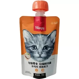 پودینگ گربه با طعم مرغ و ماهی کاد 90 گرمی Wanpy