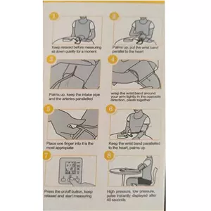 فشارسنج بازویی دیجیتال سفید،
