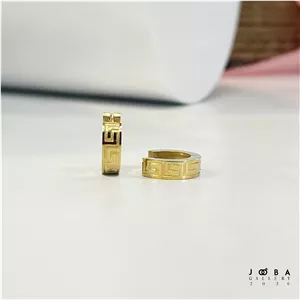 گوشواره طلایی طرح VERSACE ژوپینگ کد 317070210