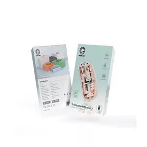 ماوس بی سیم گرین لاین مدل Transparent Mouse 2 صورتی
