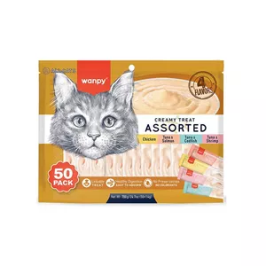 بستنی گربه ونپی میکس بسته 50 عددی