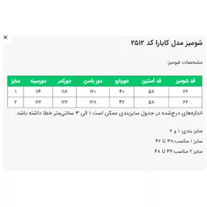 شومیز السانا مدل کایارا کد 2512 آبی آسمانی سایز 2