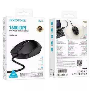 ماوس سیمی بروفون مدل BG17 مشکی