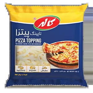تاپینگ پیتزا پرچرب رنده شده کاله 500 گرمی