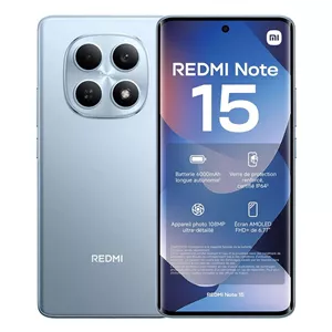 گوشی موبایل شیائومی مدل Redmi Note 15 4G دو سیم کارت ظرفیت 256 گیگابایت و رم 8 گیگابایت ابی