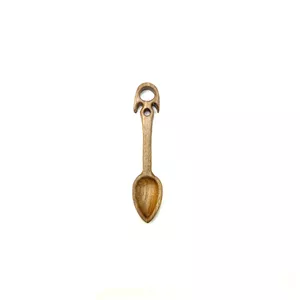 قاشق چای خوری چوبی مدل نیزه کد 22