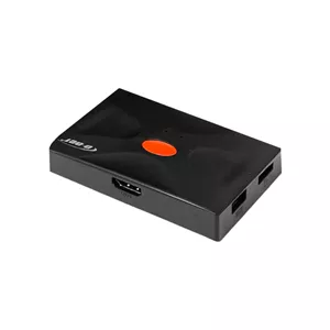 سوئیچ KVM دو پورت HDMI/USB دی نت همراه با کابل