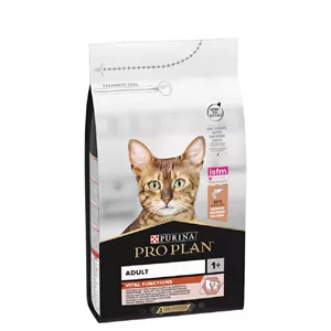غذا خشک گربه بالغ برند proplan پروپلن مدل vital function طعم ماهی سالمون وزن 1/5 کیلوگرم