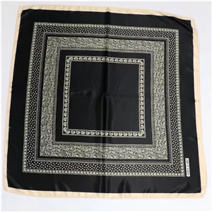 دستمال سر و گردن زنانه مدل ابریشم توییل دوخت ماشینی کد ab330
